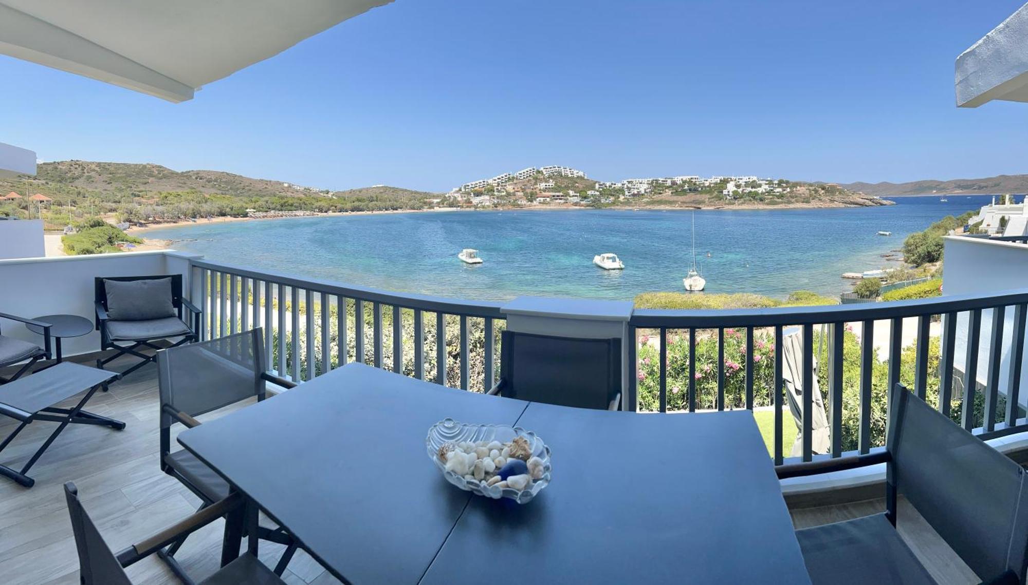 Sounio - Waterfront Luxury Spa Villa Pounta Zeza 170 Sqm On Private Beach Sounion Exterior foto