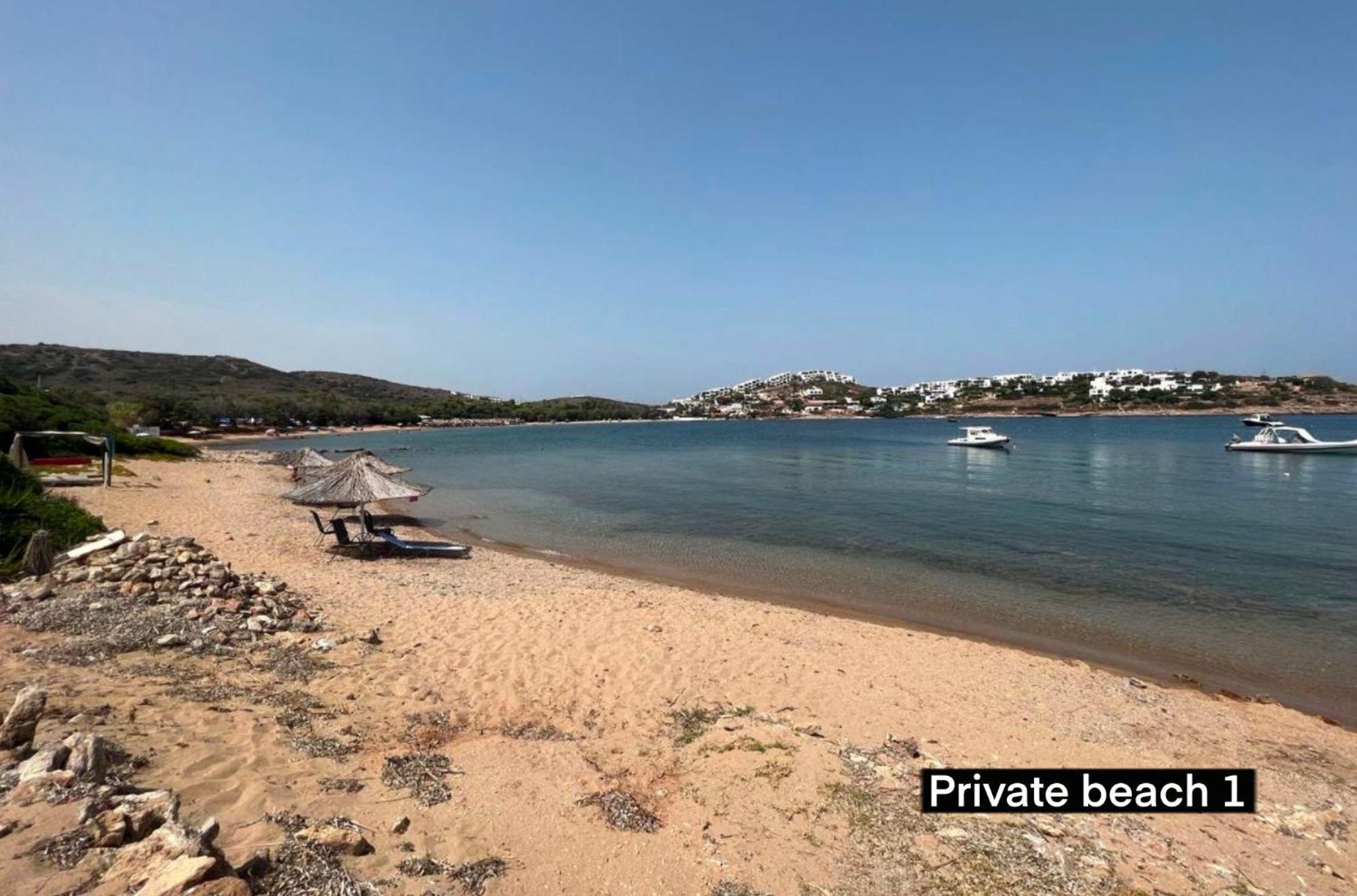 Sounio - Waterfront Luxury Spa Villa Pounta Zeza 170 Sqm On Private Beach Sounion Exterior foto